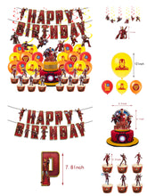 Load image into Gallery viewer, 307 Iron theme birthday  party decoration

