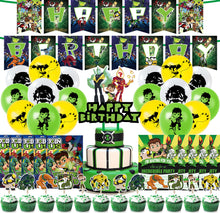 Load image into Gallery viewer, 59 Ben•10 theme birthday  party decoration
