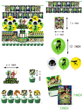 Load image into Gallery viewer, 59 Ben•10 theme birthday  party decoration

