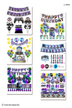 Load image into Gallery viewer, 04 Fort•nite theme birthday  party decoration
