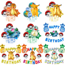 Load image into Gallery viewer, 18 Poke•Mon Foil balloon party decoration
