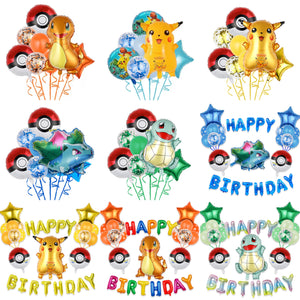 18 Poke•Mon Foil balloon party decoration