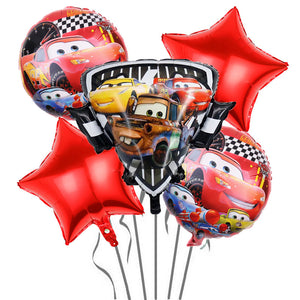 89 Cars Foil balloon party decorations
