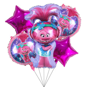 70 Trolls Foil balloon party decoration