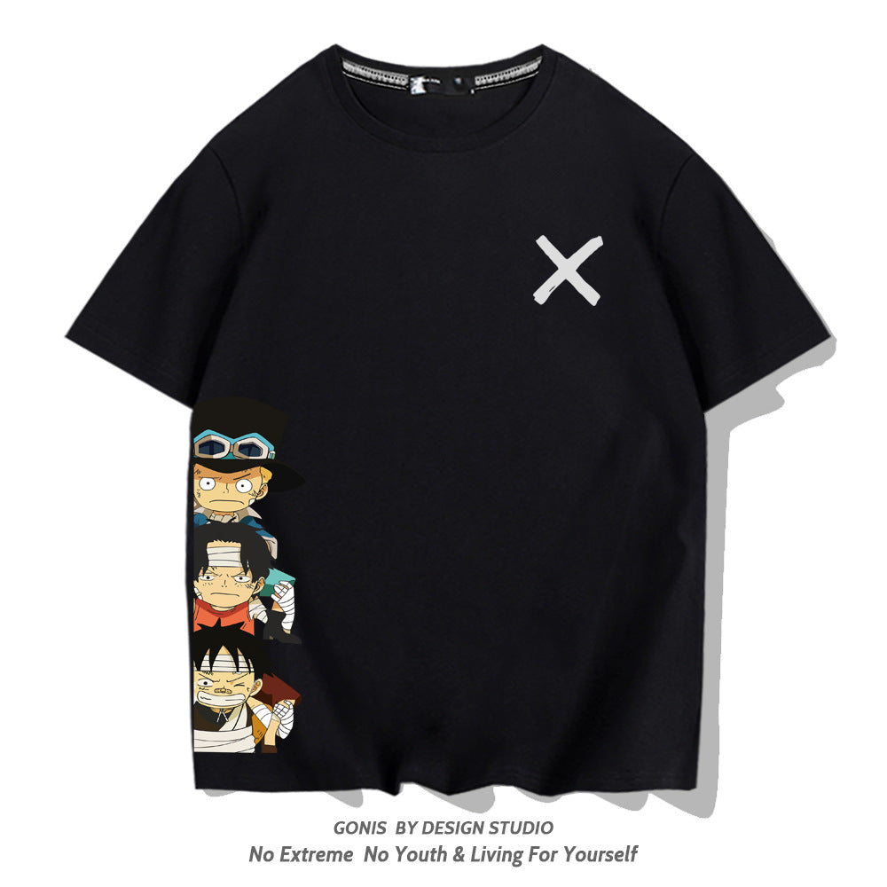 203 Anime One P t-shirt fashion loose clothes