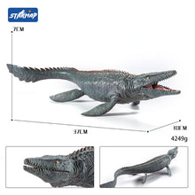 Load image into Gallery viewer, 67 Dinosaur Mosasaurus figure tyrannosaurus figures Raptor kid toy
