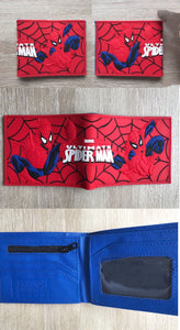 304 Superhero spider PVC and PU wallet