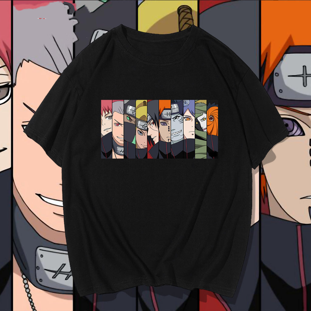Anime N t-shirt fashion loose clothes