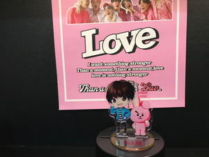 BTS Acrylic Figure Standing Plate