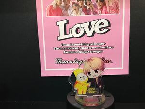 BTS Acrylic Figure Standing Plate