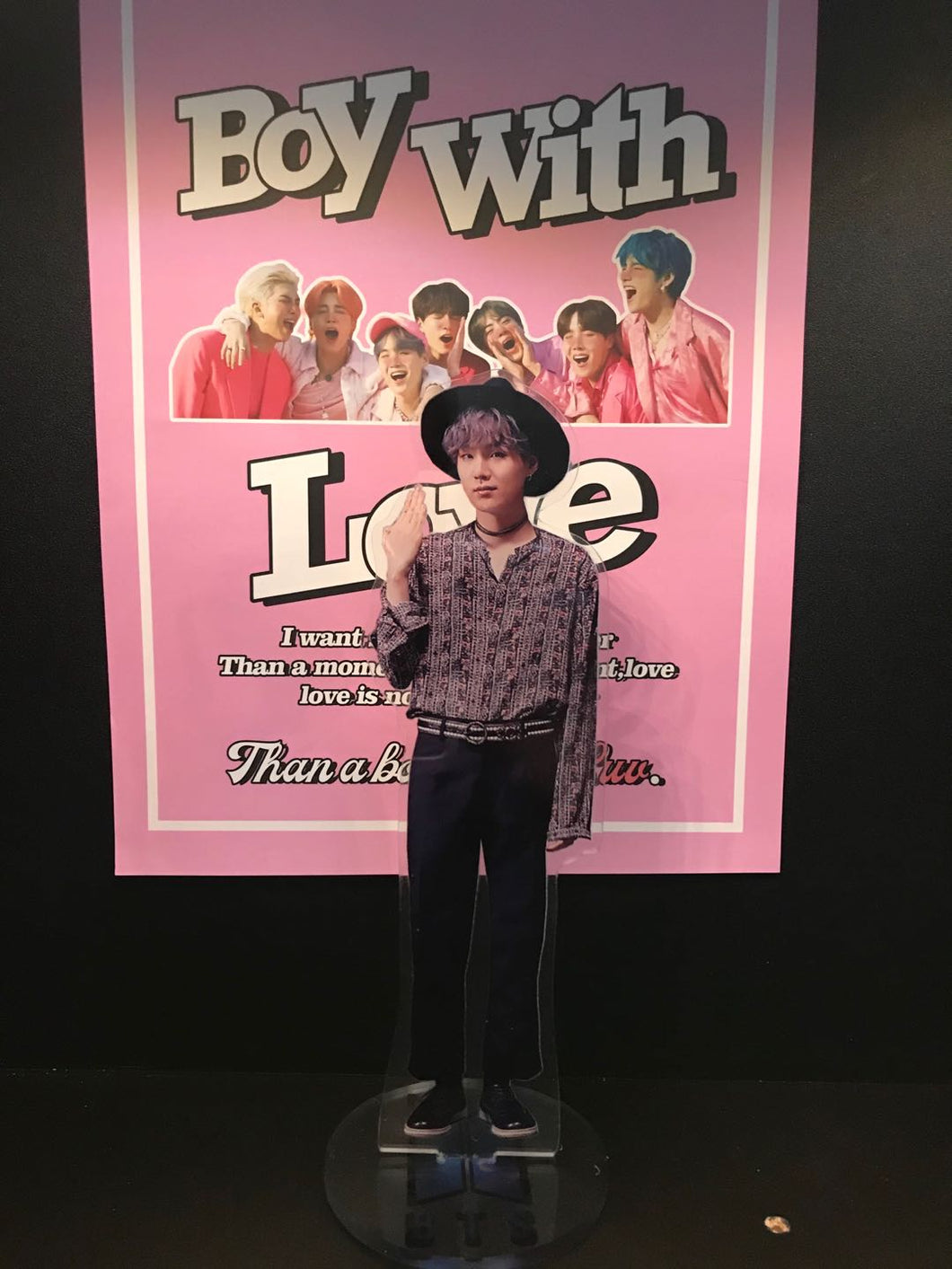 BTS Acrylic Figure Standing Plate