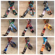 Load image into Gallery viewer, Anime lanyard keychain and bus card case/ bank card case

