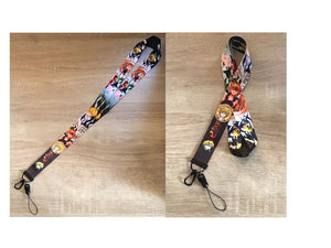Anime lanyard keychain and bus card case/ bank card case