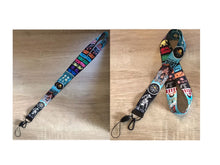 Load image into Gallery viewer, Anime lanyard keychain and bus card case/ bank card case
