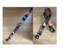 Load image into Gallery viewer, Anime lanyard keychain and bus card case/ bank card case
