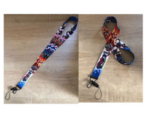 Load image into Gallery viewer, Anime lanyard keychain and bus card case/ bank card case
