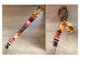Anime lanyard keychain and bus card case/ bank card case