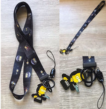 Load image into Gallery viewer, Anime lanyard keychain and bus card case/ bank card case

