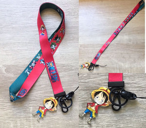 Anime lanyard keychain and bus card case/ bank card case