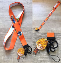 Load image into Gallery viewer, Anime lanyard keychain and bus card case/ bank card case
