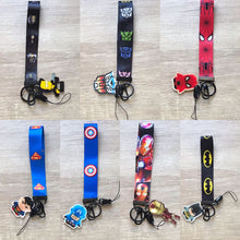 Load image into Gallery viewer, Anime lanyard keychain and bus card case/ bank card case
