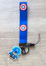 Load image into Gallery viewer, Anime lanyard keychain and bus card case/ bank card case

