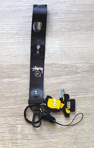 Anime lanyard keychain and bus card case/ bank card case