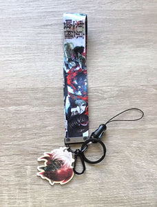 Anime lanyard keychain and bus card case/ bank card case