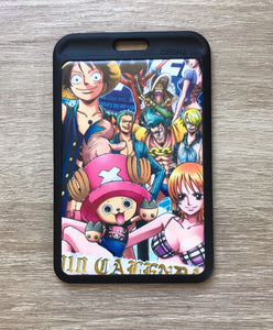 Anime lanyard keychain and bus card case/ bank card case