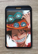 Load image into Gallery viewer, Anime lanyard keychain and bus card case/ bank card case
