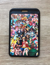Load image into Gallery viewer, Anime lanyard keychain and bus card case/ bank card case
