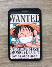 Load image into Gallery viewer, Anime lanyard keychain and bus card case/ bank card case
