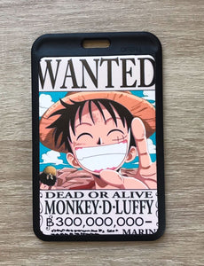 Anime lanyard keychain and bus card case/ bank card case