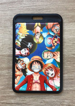 Load image into Gallery viewer, Anime lanyard keychain and bus card case/ bank card case

