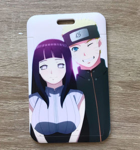 Anime lanyard keychain and bus card case/ bank card case