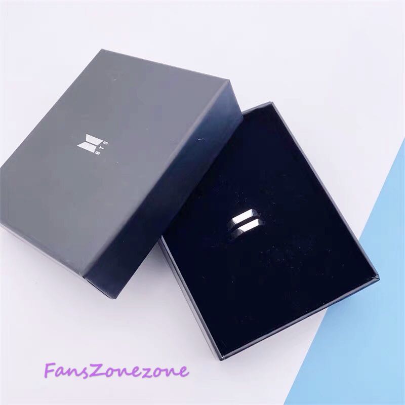 BTS  fashion Alloy plated pair ring Final+ 7pc photo-card
