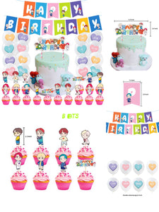 401 BTS birthday party decoration