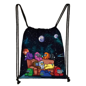 07 Among.us Game fashion string bag