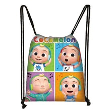 Load image into Gallery viewer, 27 Backpack Coco•melon string bag
