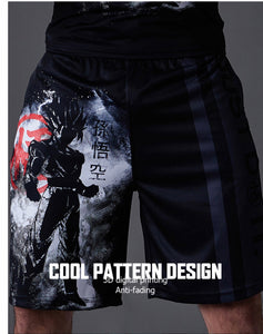 204 Anime Dragon Z GOKU fashion loose sport short Man training quick dry shorts clothes