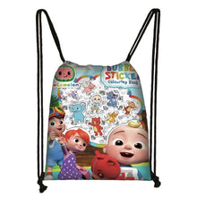 Load image into Gallery viewer, 27 Backpack Coco•melon string bag
