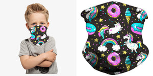 3D printing funny kids masks fashion multifunctional scarf