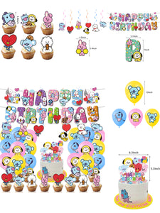 401 BTS birthday party decoration
