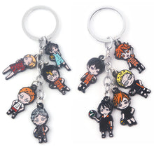 Load image into Gallery viewer, Anime fashion metal keychain
