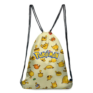 18 Poke•Mon string bag fashion backpacks
