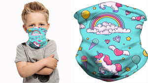 3D printing funny kids masks fashion multifunctional scarf
