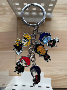 Anime fashion metal keychain