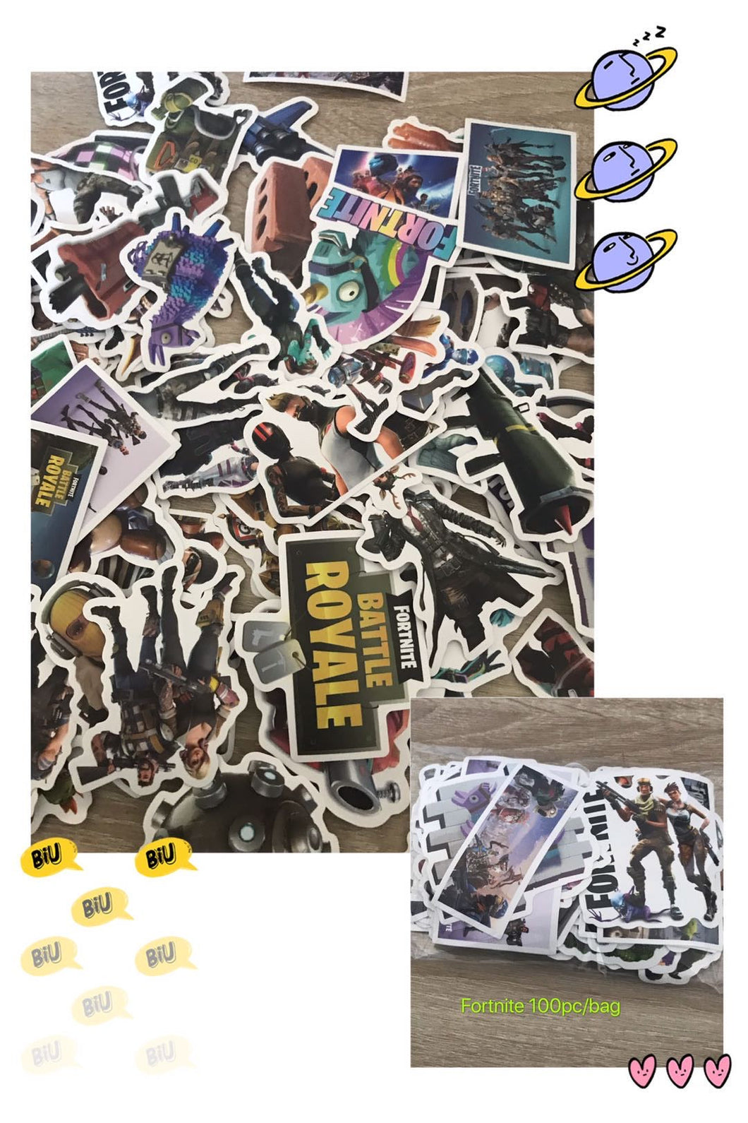 04 Fort•nite game stickers