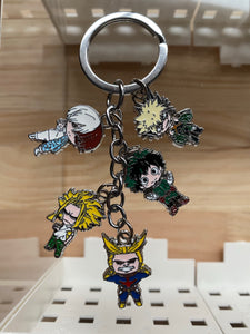 Anime fashion metal keychain