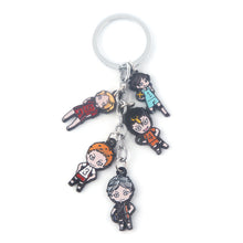 Load image into Gallery viewer, Anime fashion metal keychain
